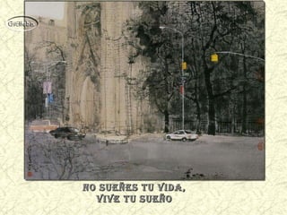 No sueñes tu vida,No sueñes tu vida,
vive tu sueñovive tu sueño
 