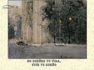 No sueñes tu vida,  vive tu sueño  