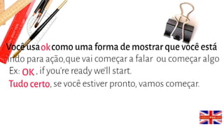 Frases básicas em inglês.