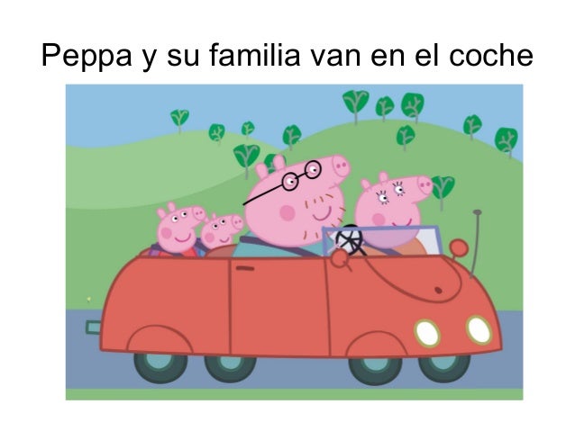 el coche de peppa pig