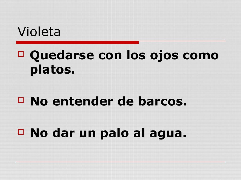 Frases con sentido figurado
