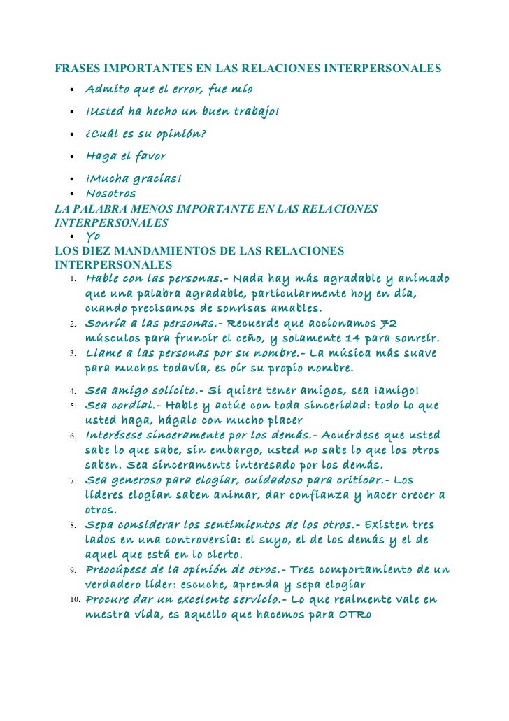 Las cuatro claves para mejorar nuestras relaciones