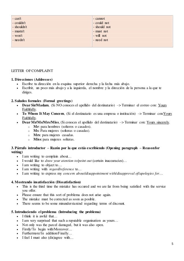 Formas De Terminar Una Carta Formal En Ingles Compartir Carta