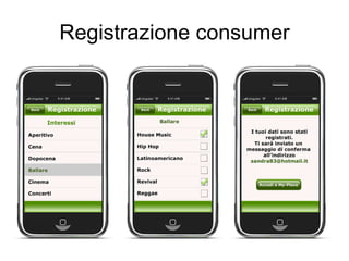 Registrazione consumer 