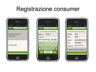 Registrazione consumer 