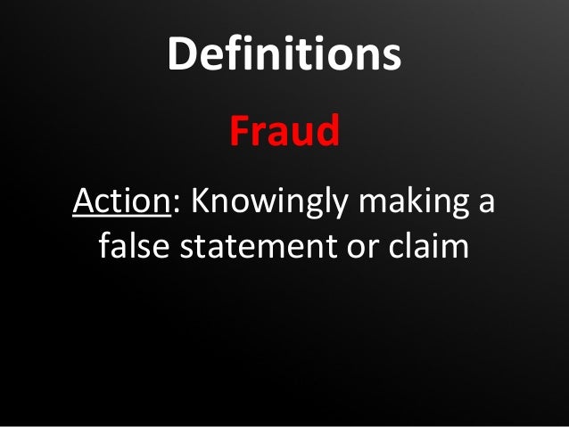 Fraud, Waste & Abuse in Health Care