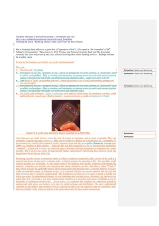 Fraud   An International Perspective