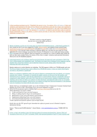 Fraud   An International Perspective