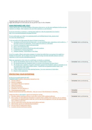 Fraud   An International Perspective