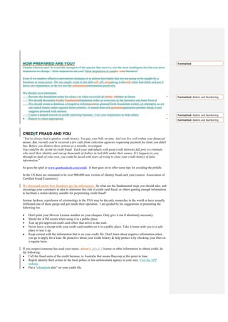 Fraud   An International Perspective