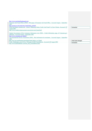 Fraud   An International Perspective