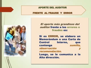 FRAUDE Y ERROR auditoria empresarial y del sector publico | PDF