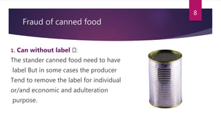 Lablu Frand Fraud food | PPTX