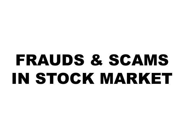 stock market scams in india wiki