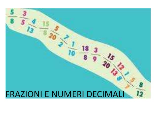 Frazioni e numeri decimali | PPT