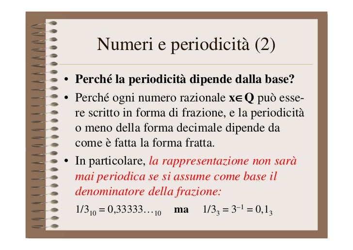 Calcolo della frazione generatrice di un numero periodico