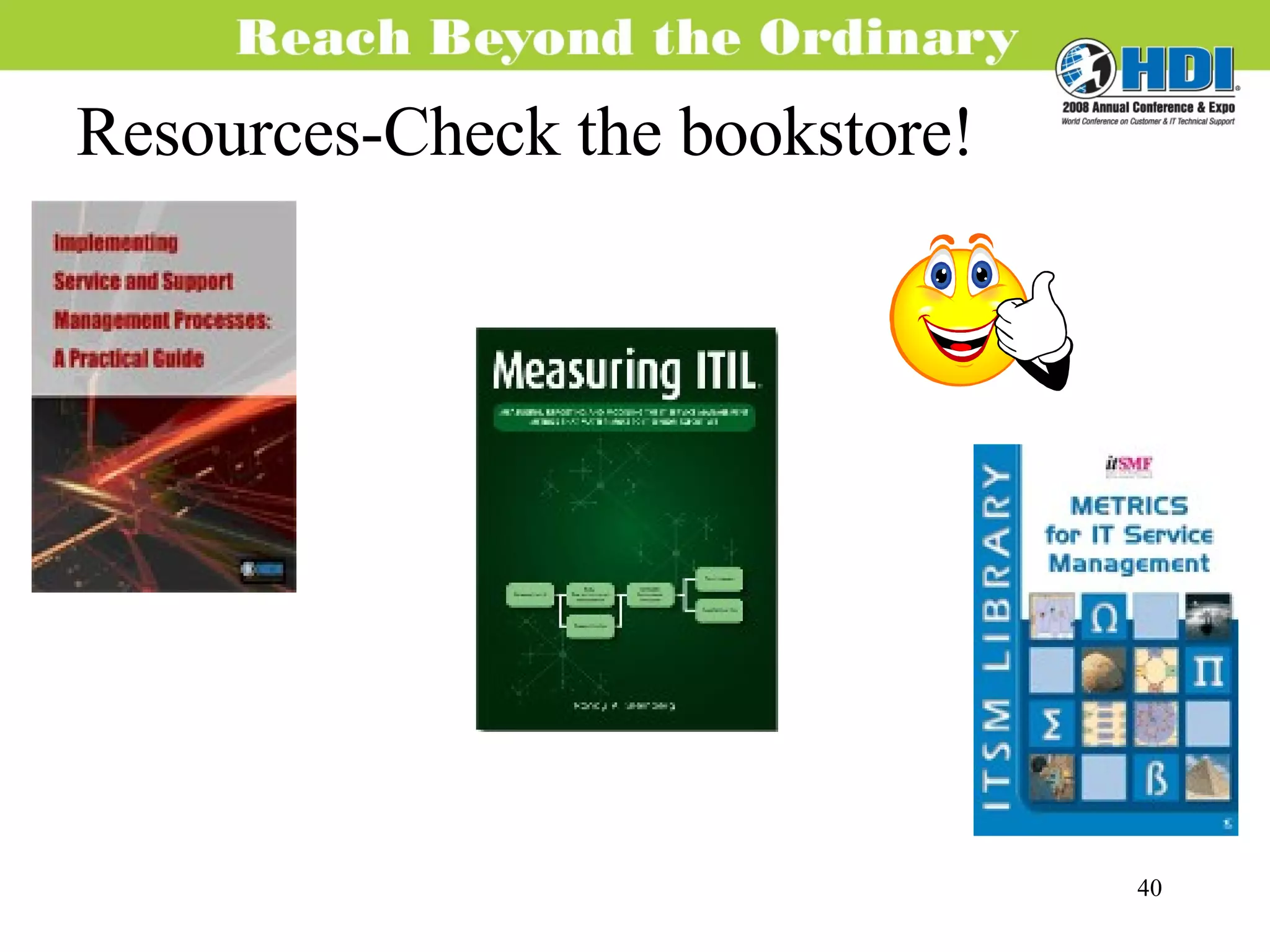 Resources-Check the bookstore! 
