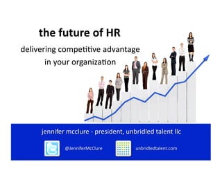 the	
  future	
  of	
  HR	
  
delivering	
  compe..ve	
  advantage	
  	
  	
  
       in	
  your	
  organiza.on	
  
 