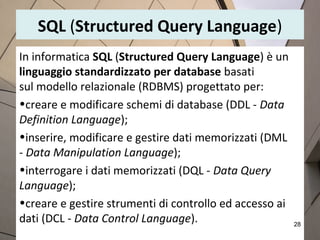 Linguaggio Sql 3a Il documento in biblioteca in ambiente elettronico. Il modello FRBR ...