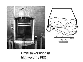 Omni mixer used in 
high volume FRC 
 