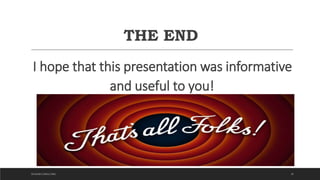 THE END
I hope that this presentation was informative
and useful to you!
35DICKSON CONSULTING
 