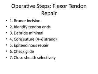 Brunner Incision Han Comprehensive Guide to Hand Tendon Reconstruction and Nerve Repair ...