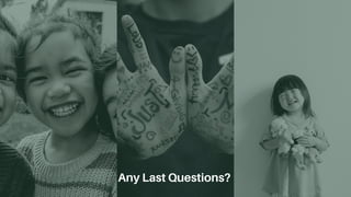 Any Last Questions?
 