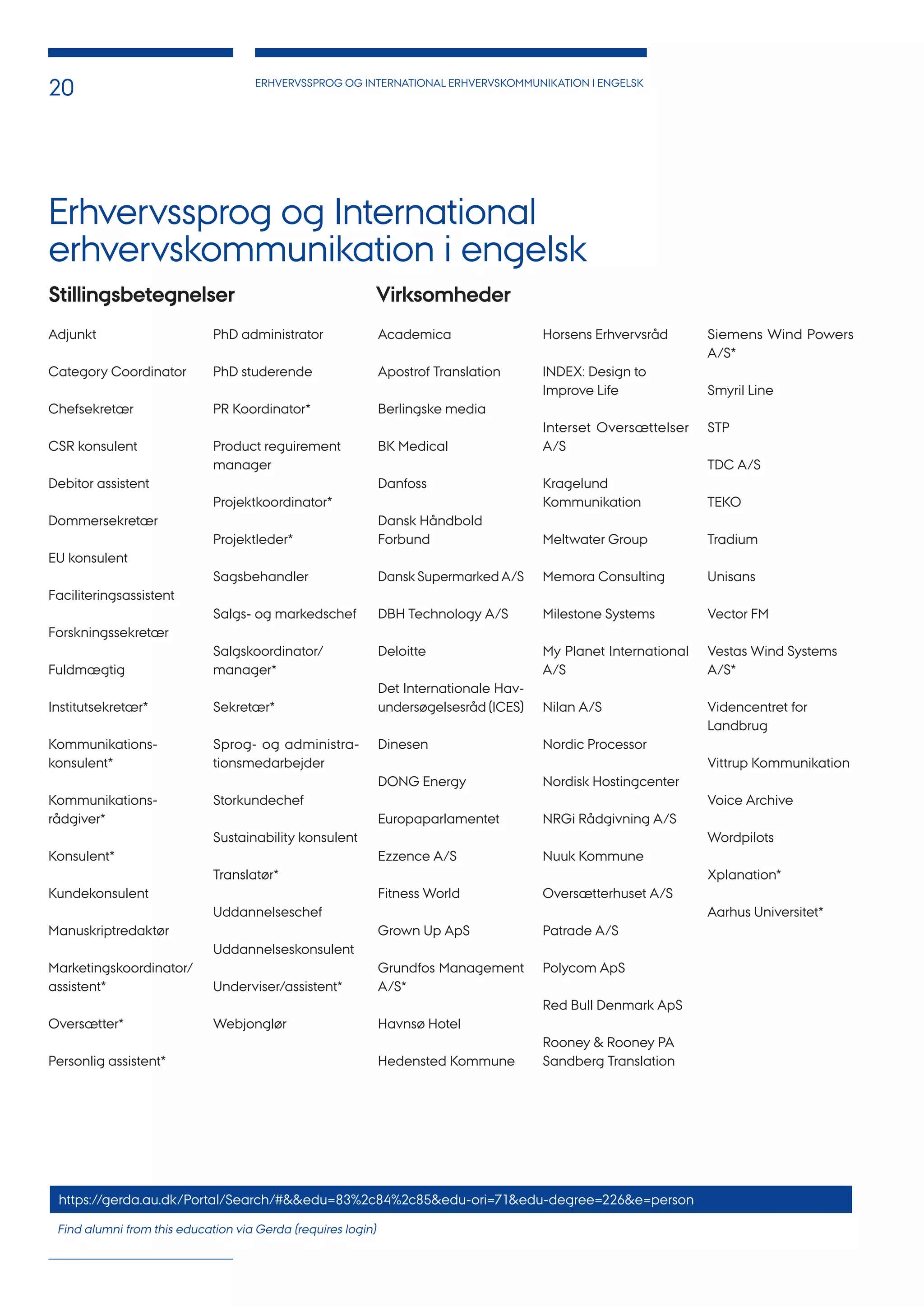 Job and Competence Catalogue | PDF