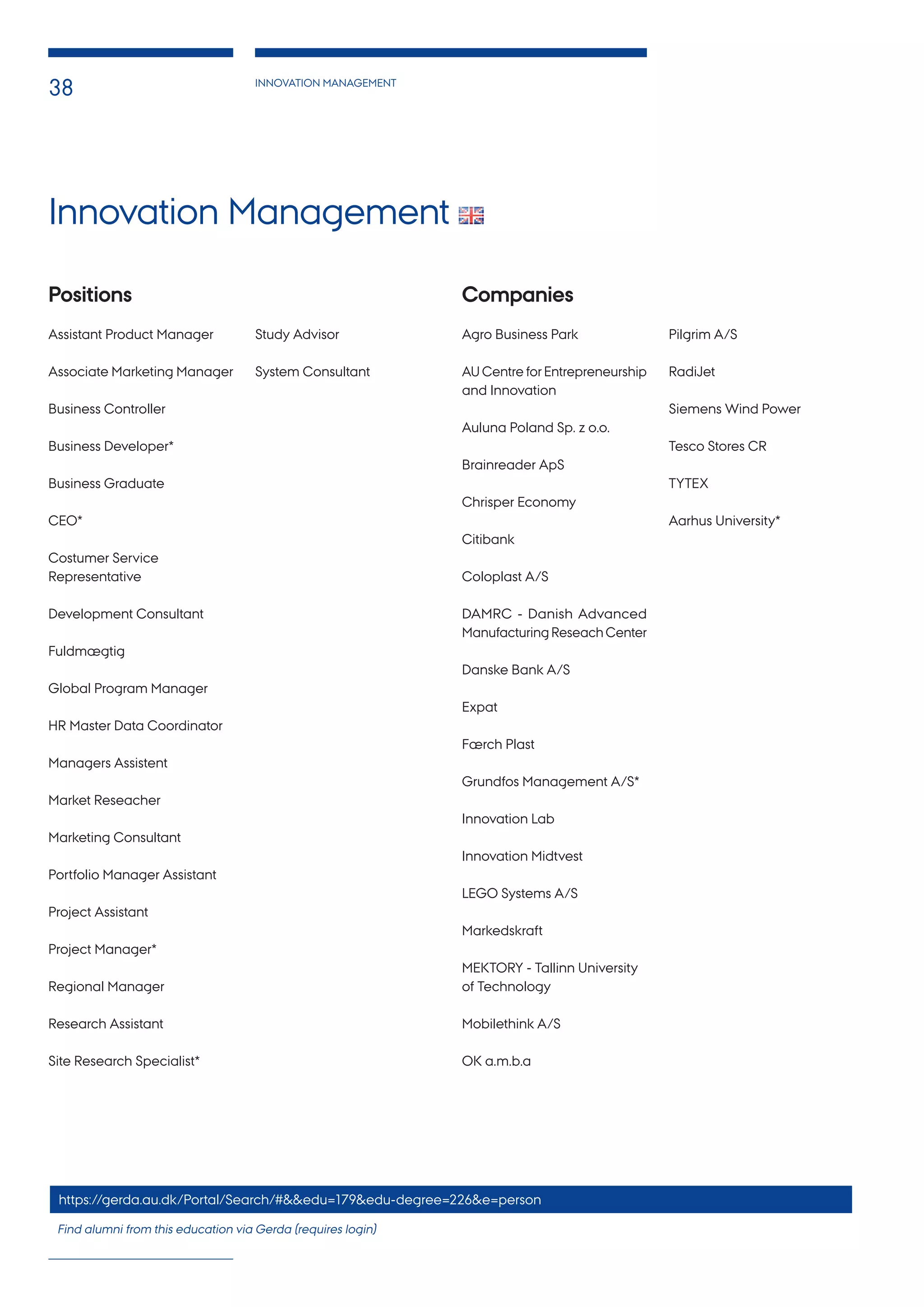 Job and Competence Catalogue | PDF