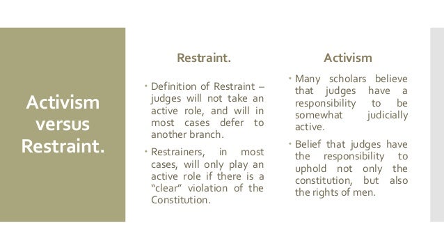 exle of judicial restraint judicial review with a reference of judicial activism exle of judicial restraint judicial review with a reference of judicial activism