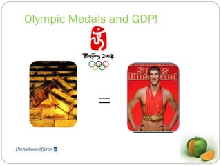 Olympic Medals and GDP! = 