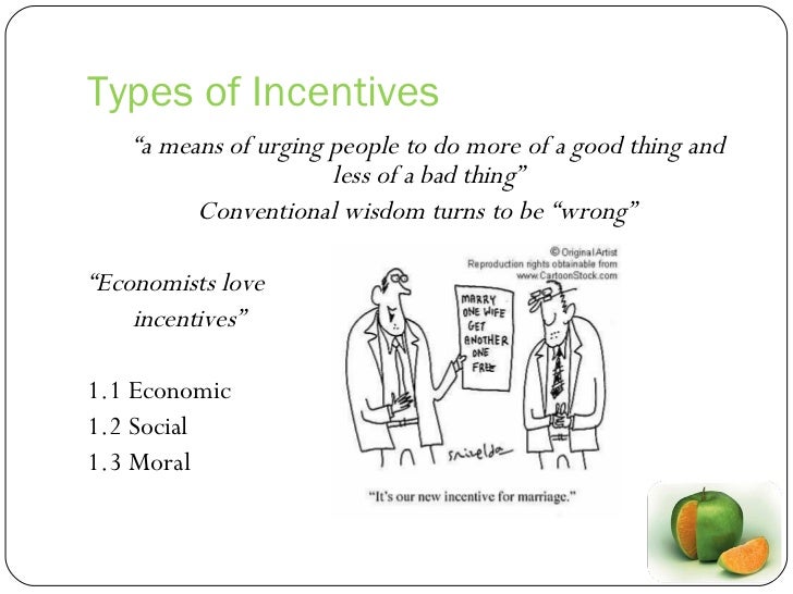 Types Of Incentives A