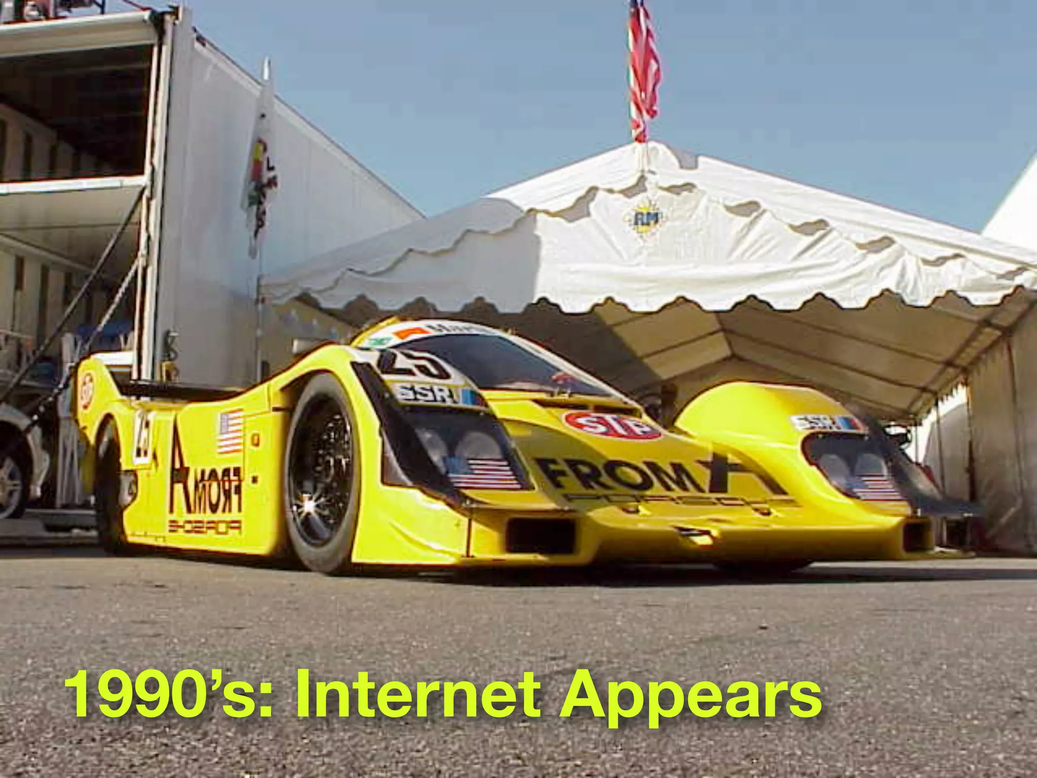 1990’s: Internet Appears
 