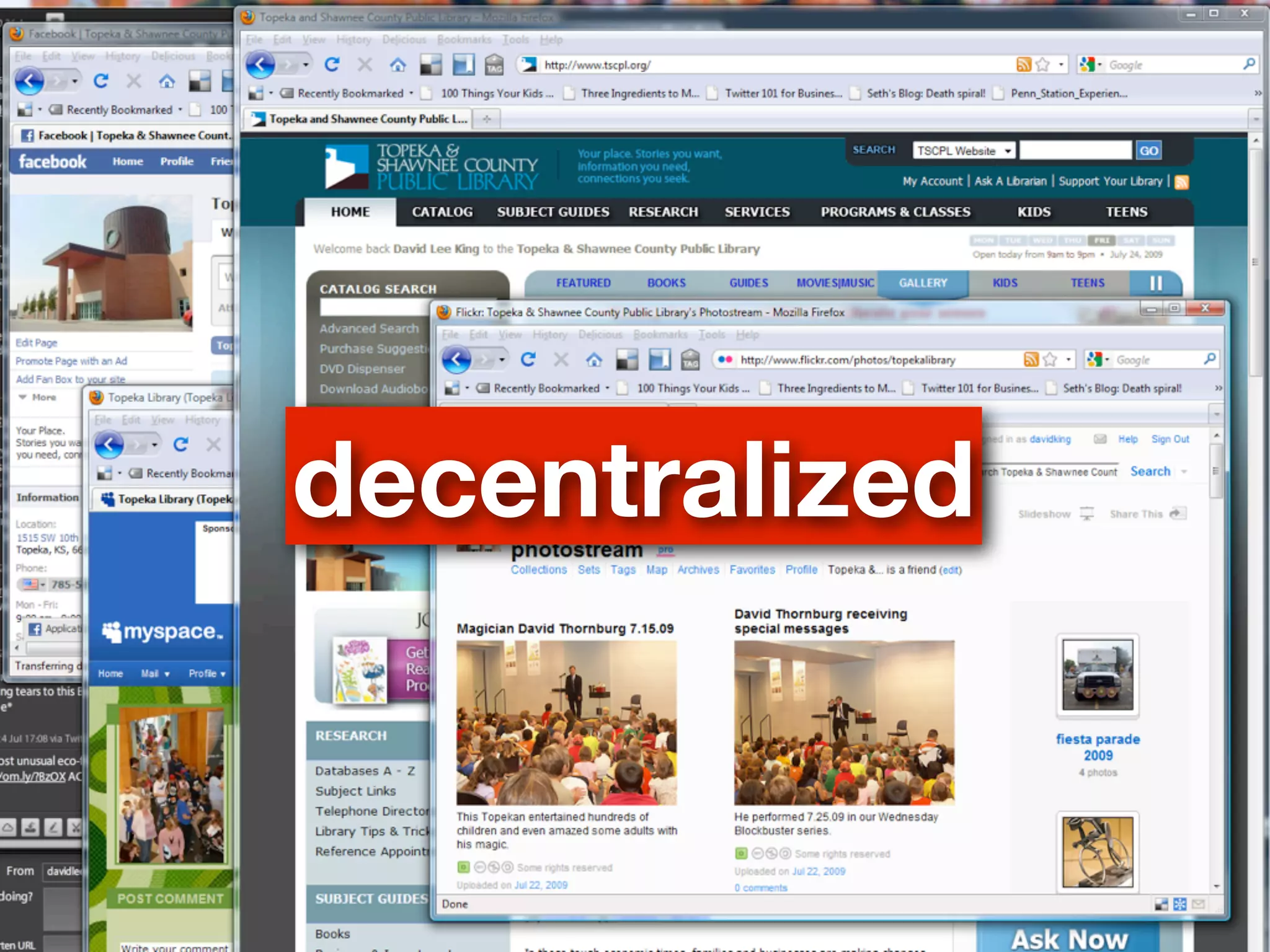 decentralized
 