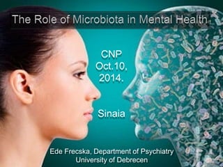 CNP
Oct.10,
2014.
Sinaia
Ede Frecska, Department of Psychiatry
University of Debrecen
 