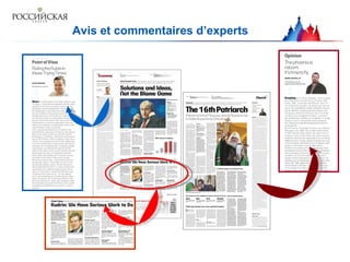 Avis et commentaires d’experts  