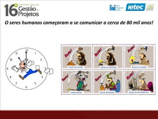 O seres humanos começaram a se comunicar a cerca de 80 mil anos!
 