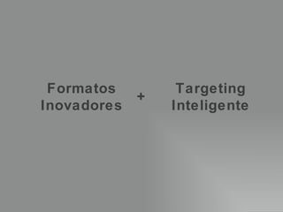 Formatos Inovadores Targeting Inteligente + 