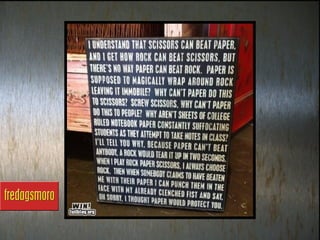 Fredagsmoro uke 18 2012