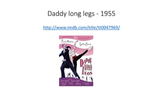 Daddy long legs - 1955
http://www.imdb.com/title/tt0047969/
 