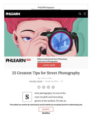 25 Greatest Tips for Street Photography