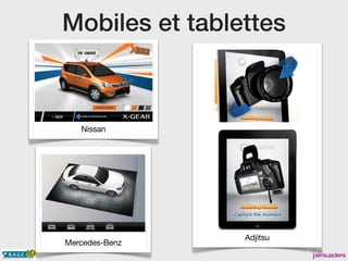 Mobiles et tablettes
Nissan
Adjitsu
Mercedes-Benz