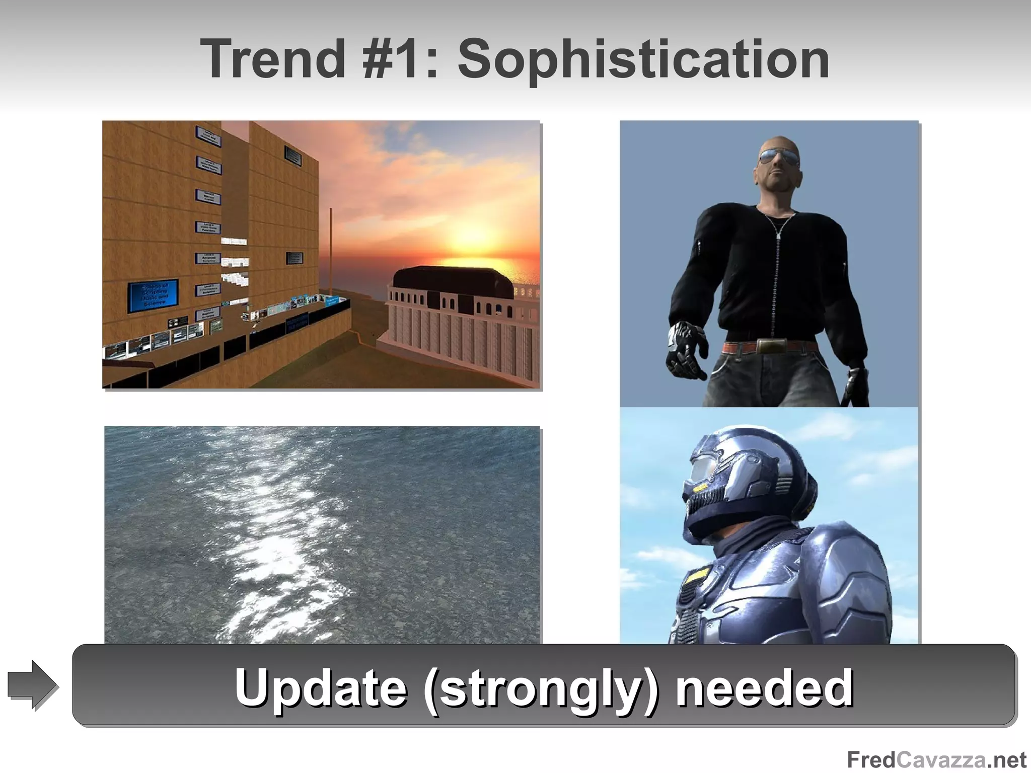 Trend #1: Sophistication Update (strongly) needed 