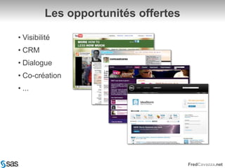 Les opportunités offertesVisibilitéCRMDialogueCo-création...