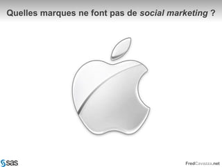 Quelles marques ne font pas de social marketing ?