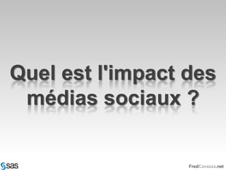 Quel est l'impact des médias sociaux ?