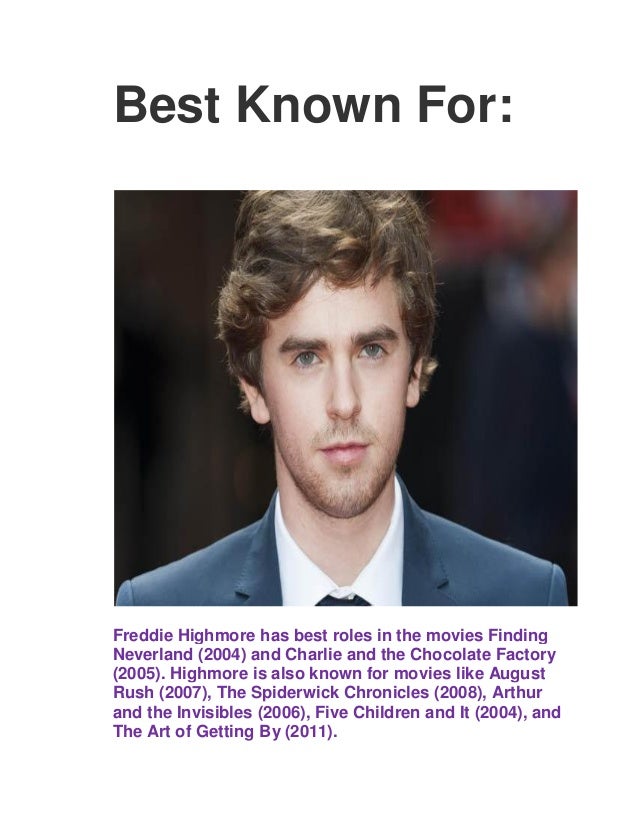 Freddie highmore biography