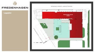 Lageplan
S P R E N D L I N G E R L A N D S T R A S S E
PUBLIKUMSFLÄCHE
3.600m²
STAHLSCHRANK
B: 380cm/T: 74cm/H: 136,5cm
PODEST
H: 10,5cm
WINDFANG
5,30*2,50m
Dur
chfa
hrts
höh
e:
309
cm
Dur
chfa
hrts
höh
e:
309
cm
Du
rch
fah
rts
hö
he
:46
4c
m
BORDSTEIN/PFÖRTNERHAUS
ROLL
TOR
B:
280cm
H:
450,5
cm
H:
60
cm
Höhe
Podes
t:
+?m
Höhe
Podes
t:
+?m
Auftri
tt:
?cm
Höhe
1.
Stufe
:
+?cm
ABSAUGANLAGE
KOMRESSOREN
TRAFO
STATION
x
0 5 10 15 20 25 Meter1 2 3 4
 