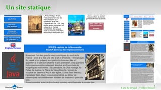 4 
8 ans de Drupal − Frédéric Bisson 
Un site statique 
 