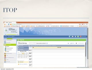 ITOP



                           Texte




                                   frederic.delamare@ac-rouen.fr

mercredi 1 décembre 2010
 